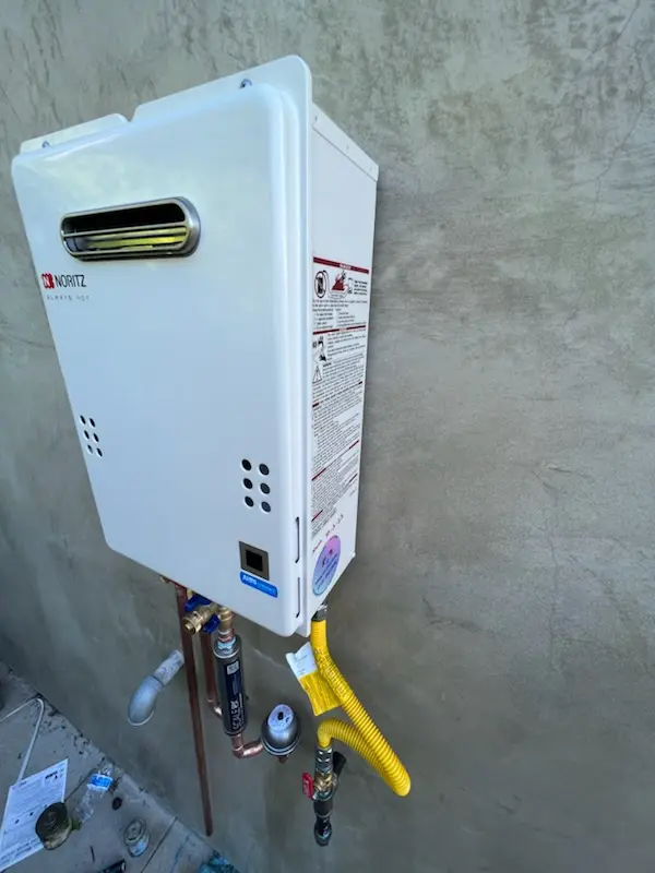 Tankless water heater installation for Three Rivers homes