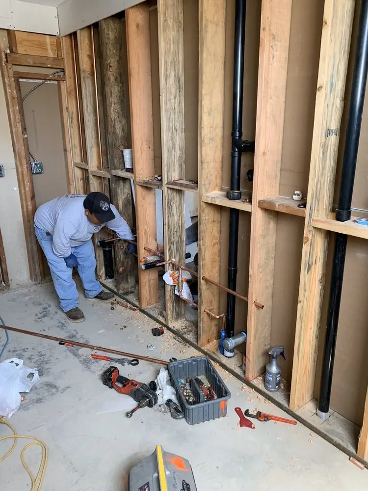 Commercial rough-in plumbing for Water Heater Replacement in Three Rivers